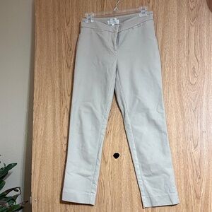 Talbots Cream Curvy Pants